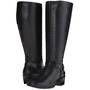 Rose Petal Caylen Black Wide Calf Boot in a W Width