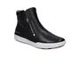 Josef Seibel Claire 14 Black dual zip womens flat ankle boot
