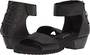 Walking Cradle Crosby Black Sandal in a W and WW Width