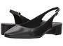 Walking Cradle Black Hazel Slingback Heel in a W and a WW Width