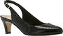 Walking Cradle Jolly Black Patent Lizard Slingback Heel in a W and WW Width