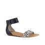 FRANKiE4 MADDiE Black and White Sandal