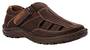 Propet Jack Brown Closed in toe Sandal MSA013S in a 5E Width