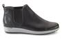 Walking Cradle Osmond Black Leather ankle boot in a W and WW Width