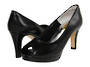 Ros Hommerson Pony Black Peep Toe Platform Heel in a W and WW Width