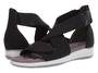 Walking Cradle Stardust Black Sandal in a W and WW Width