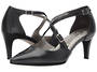 Walking Cradle Stella Black High Heel in a W and WW Width