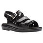 Propet Breeze Black W0001 Sandal in a WD, 2E and 4E Width