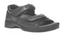 Propet W0089 Pedic Walker Black Womens Sandal in a WD and a 4E width!