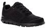 Propet W5102 TravelActiv Womens All Black Sneaker Lace up in a WD and 2E Width