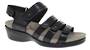 Propet Ainsley WSX213L Black Sandal in WD, and 2E width!