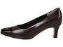 Ros Hommerson Racine Brown Pump Heel in a W and WW Width